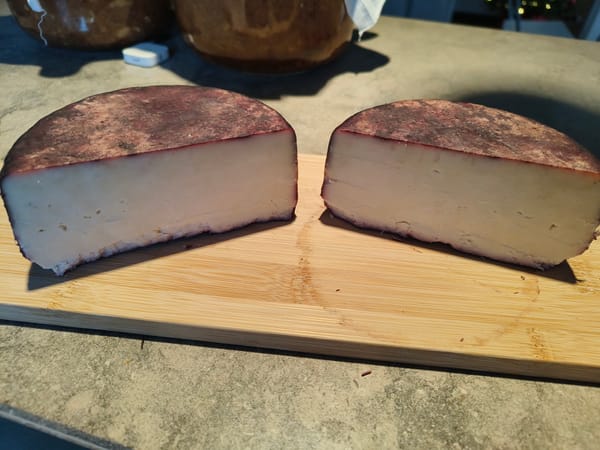 Experiment #7 -  affinage - mirto refined cheese